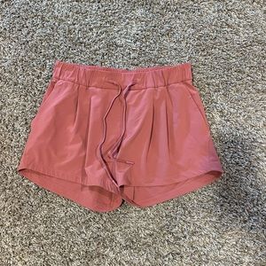 lululemon pink blossom shorts